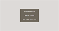 Desktop Screenshot of groebenzell.info